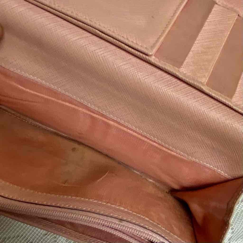 Vintage, Salvatore Ferragamo Pink Leather, Bifold, Long, Wallet 7.5in x 4 in