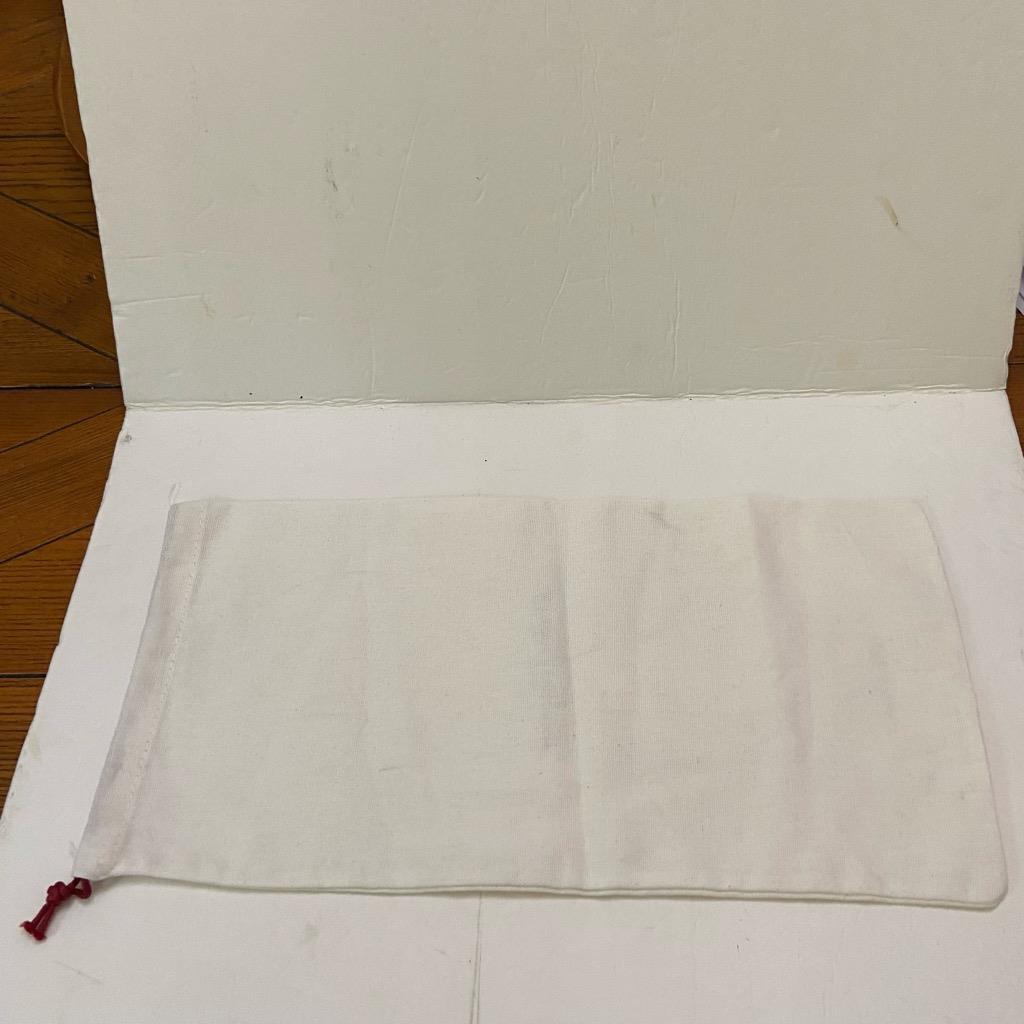 Ferragamo White Shoe Size Dust Bag 16in x 8 in