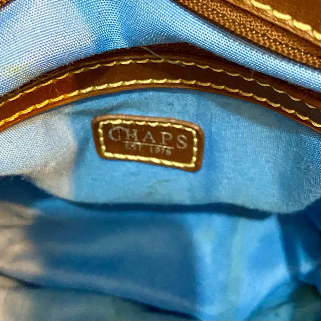 Chaps, Blue Floral Crossbody Bag