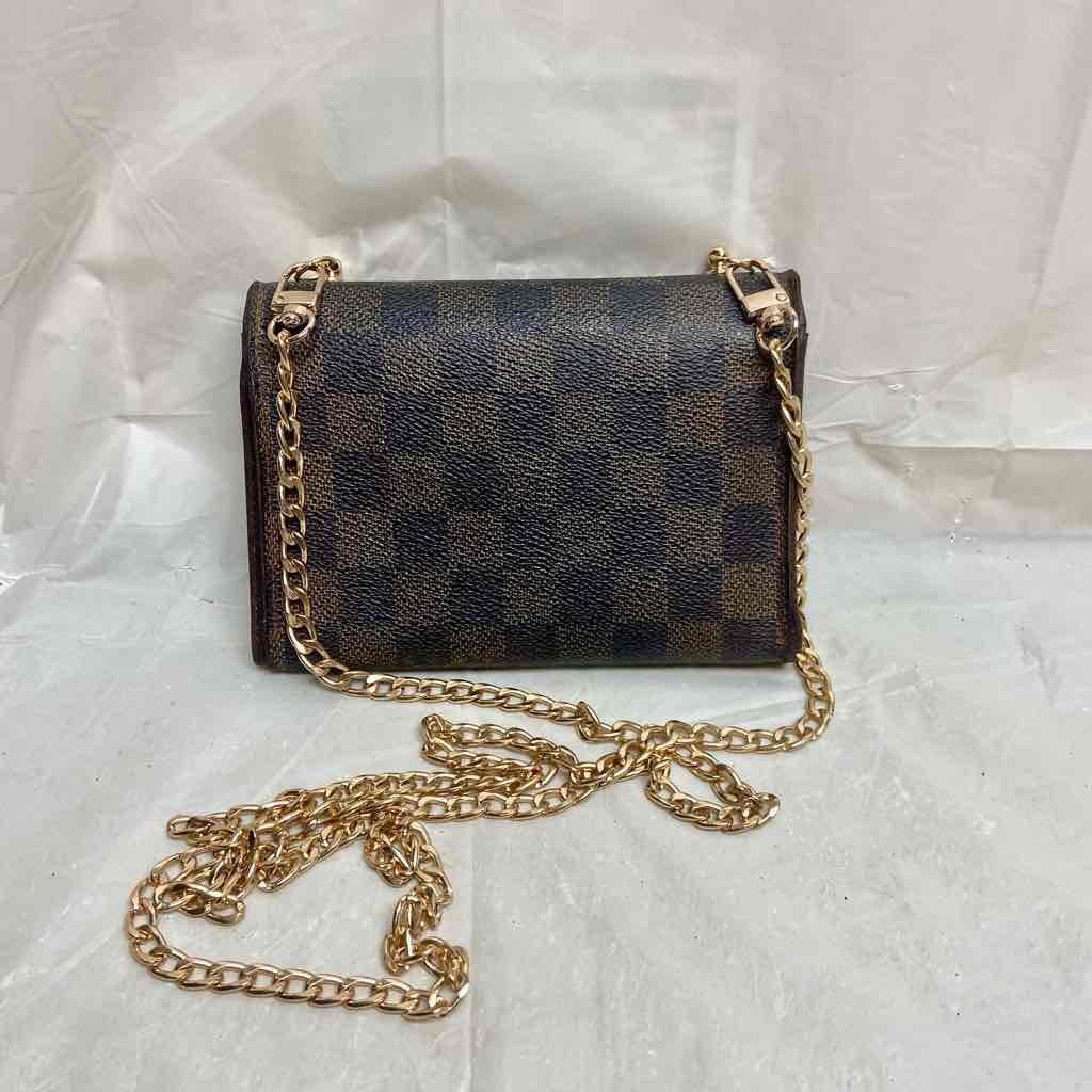 Authentic, Louis Vuitton, Damier Ebene, Bi-fold Passport Wallet Crossbody 6in x
