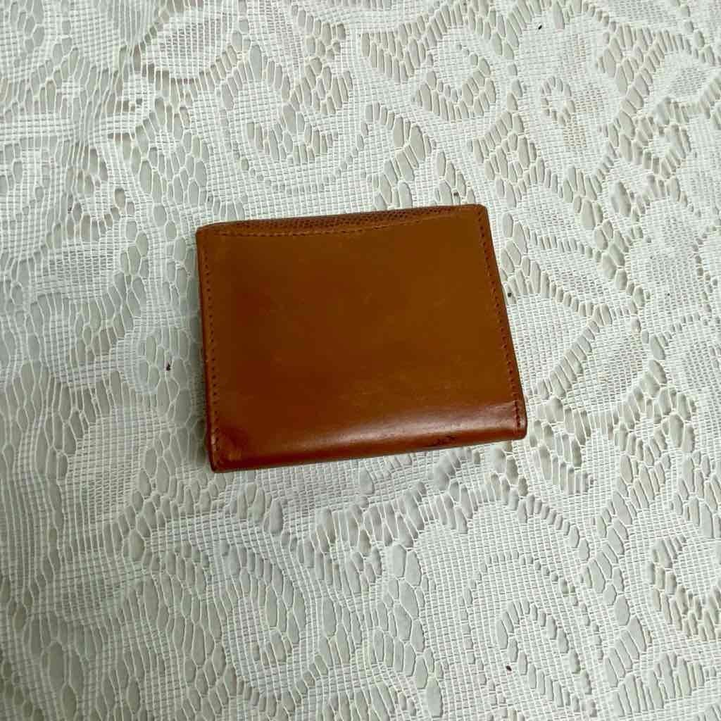 Vintage, Salvatore Ferragamo, Rare, Tan Brown Reptile Coin Wallet 3,5in x 3In (Z