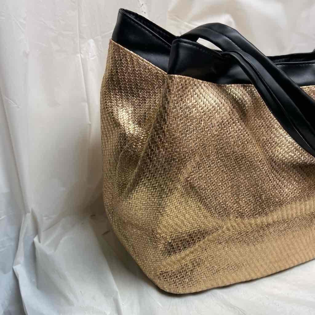 Versace, Rare, Large, Gilded Hemp VIP Complimentary Tote 16in x 13in x 8.5in