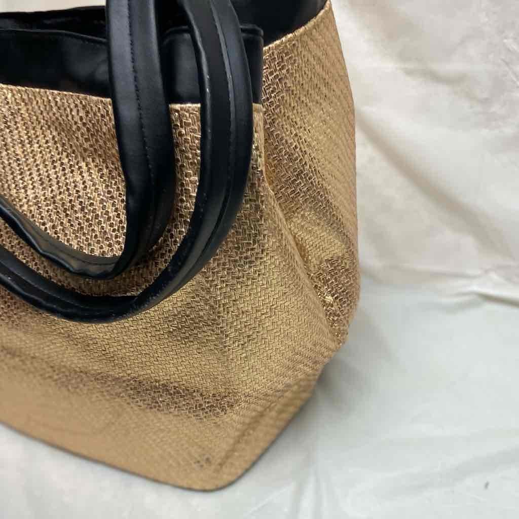 Versace, Rare, Large, Gilded Hemp VIP Complimentary Tote 16in x 13in x 8.5in