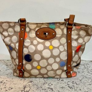 Franco Sarto Polka Dot Handbag- Shoulder Bag
