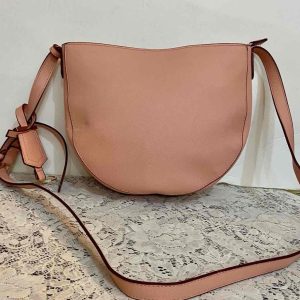 A New Day Pink Leather Handbag-Crossbody