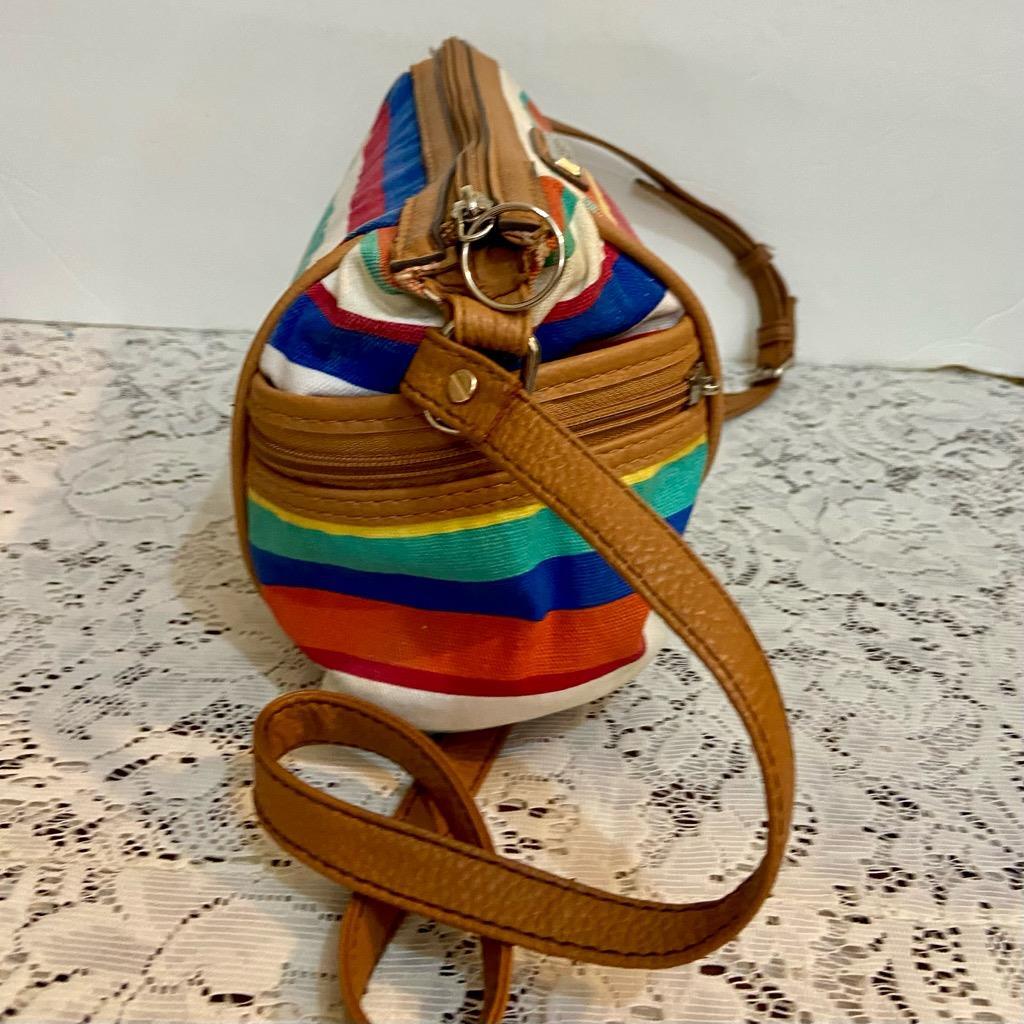 Rosetti Multicolor Stripes Crossbody Bag