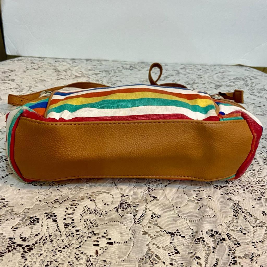 Rosetti Multicolor Stripes Crossbody Bag