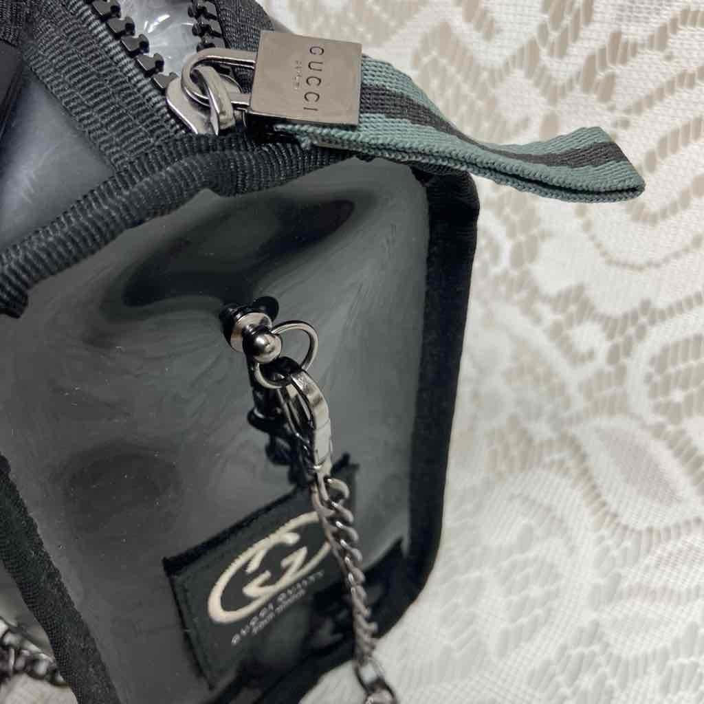 Vintage, Rare, Gucci Guilty, Black Enamel Amenity- Complimentary Pouch Crossbody