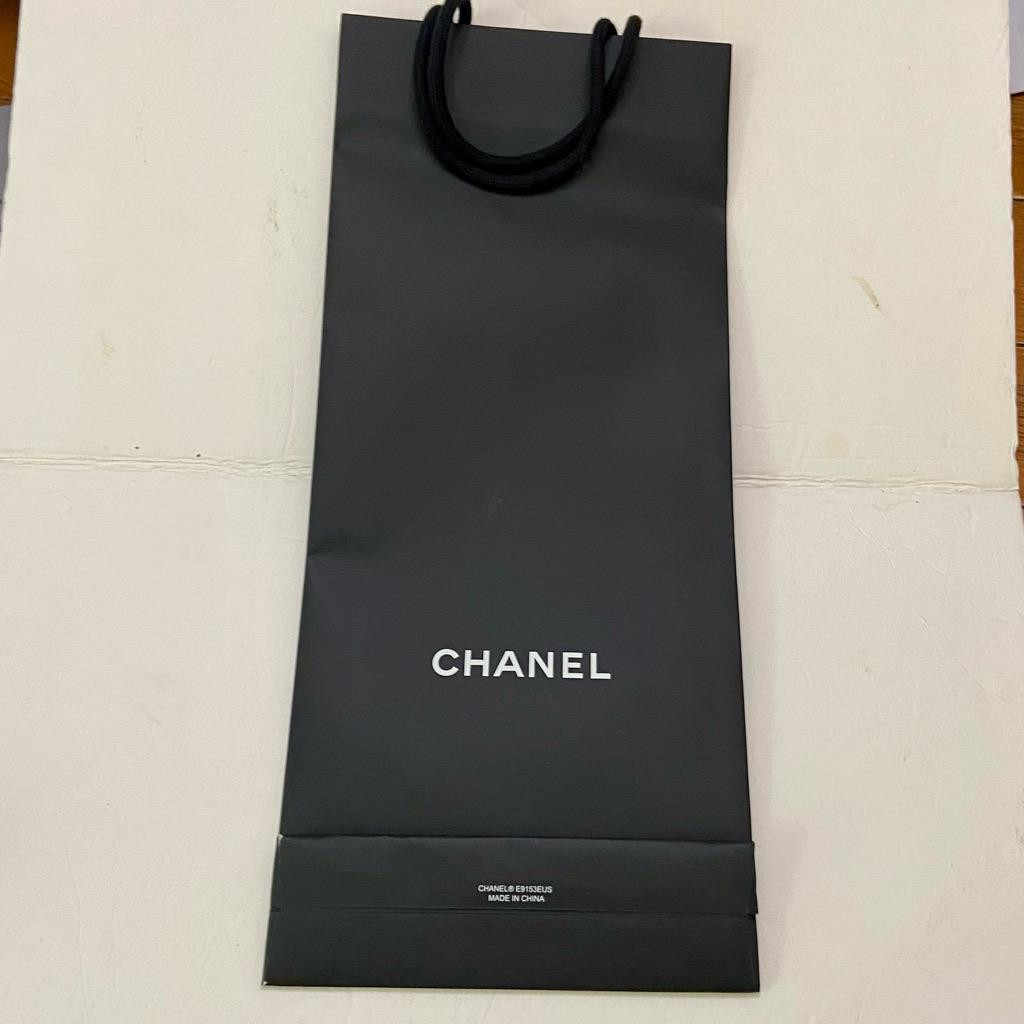 Lot of 2 Chanel Black Gift Bags