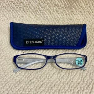 Eyeguard 275 Reading Glasses with Blue Frame and case