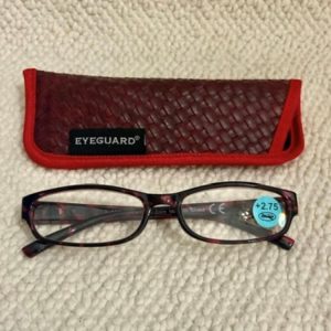 Eyeguard 275 Reading Glasses with Brown Frame and case